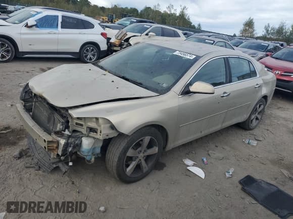 ✅ 2012 Chevrolet Malibu 1LT • VIN: 1G1ZC5E09CF181887 • Lot: 73456574. Listed on Copart with 72,140 mi. Free auction sales archive from the USA and detailed vehicle history report at DreamBid. Image 1.