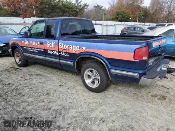 1999 Chevrolet S-10 LS Xtreme с VIN 1GCCS1941X8206846, выставлен на аукционе Copart как лот 82801744 с пробегом 145 374 миль миль и Чистый • Clean title. История ставок и продаж доступна на DreamBid. Изображение 2.