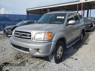 ✅ 2002 Toyota Sequoia Limited • VIN: 5TDZT38A32S060299 • Lot: 63744685. Wystawiony na Copart z przebiegiem 320 107 mil. Bezpłatny archiwum sprzedaży aukcyjnych z USA i szczegółowy raport historii pojazdu na DreamBid. Zdjęcie 1.