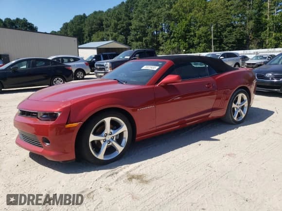 ✅ 2015 Chevrolet Camaro LT • VIN: 2G1FF3D37F9176906 • Lot: 70023485. Listed on Copart with 87,823 mi. Free auction sales archive from the USA and detailed vehicle history report at DreamBid. Image 1.