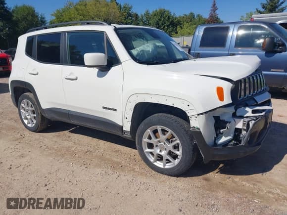✅ 2019 Jeep Renegade Latitude • VIN: ZACNJBBB5KPK65536 • Лот: 43291462. Опубликован ранее на IAAI с пробегом 55 082 миль. Бесплатный доступ к архиву аукционных продаж из США и подробный отчёт об истории автомобиля на DreamBid. Изображение 1.