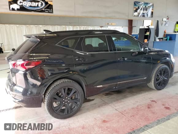 2020 Chevrolet Blazer RS with VIN 3GNKBERS5LS576286, listed as a Copart auction lot 73299004 with 35,474 mi miles and Salvage title. Bid and sale history available at DreamBid. Image 3.