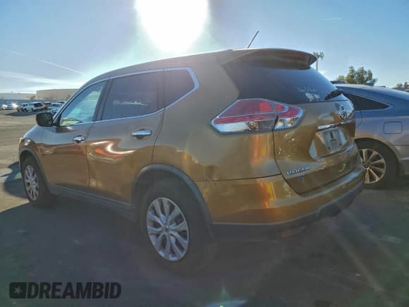 ✅ 2015 Nissan Rogue SV • VIN: KNMAT2MT8FP503559 • Lot: 95104765. Listed on Copart with 123,516 mi. Free auction sales archive from the USA and detailed vehicle history report at DreamBid. Image 2.