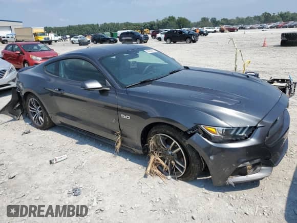 2015 Ford Mustang GT Premium with VIN 1FA6P8CF0F5404759, listed as a Copart auction lot 69255045 with Not provided miles and Salvage title. Bid and sale history available at DreamBid. Image 4.