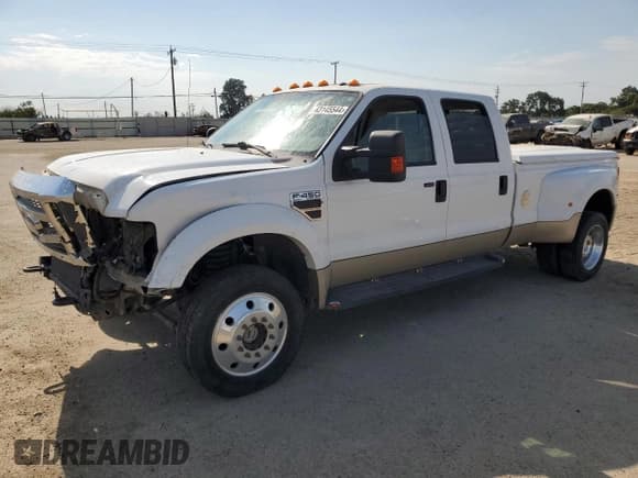 ✅ 2008 Ford F-450 XL • VIN: 1FTXW43R68EA05250 • Lot: 63145544. Wystawiony na Copart z przebiegiem 63 109 mil. Bezpłatny archiwum sprzedaży aukcyjnych z USA i szczegółowy raport historii pojazdu na DreamBid. Zdjęcie 1.