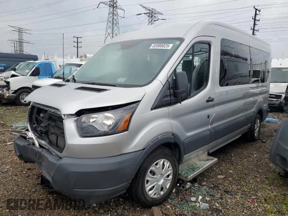 ✅ 2018 Ford Transit Passenger XL • VIN: 1FDZX2CM2JKB07159 • Лот: 65980025. Опубликован ранее на Copart с пробегом 15 171 миль. Бесплатный доступ к архиву аукционных продаж из США и подробный отчёт об истории автомобиля на DreamBid. Изображение 1.