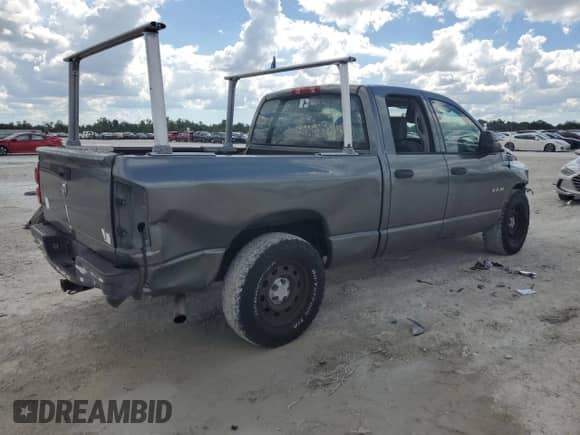 2008 Dodge 1500 SLT with VIN 1D7HA18N98S527501, listed as a Copart auction lot 72350804 with 194,952 mi miles and Salvage title. Bid and sale history available at DreamBid. Image 3.