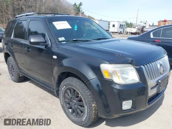 2009 Mercury Mariner Premier with VIN 4M2CU97799KJ04510, listed as a IAAI auction lot 41943965 with 190,929 mi miles and . Bid and sale history available at DreamBid. Image 1.