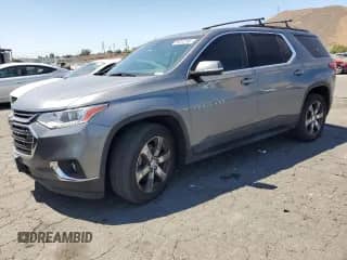 2019 Chevrolet Traverse LT z VIN 1GNERHKWXKJ284902, wystawiony jako Copart lot #66912145 z przebiegiem 86 252 mil mil oraz Szkoda całkowita • Salvage title. Historia ofert i sprzedaży dostępna na DreamBid. Obrazek 1.