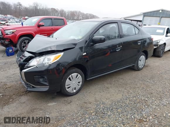 ✅ 2023 Mitsubishi Mirage ES • VIN: ML32FUFJ3PHF06583 • Лот: 41070939. Опубликован ранее на IAAI с пробегом 17 155 миль. Бесплатный доступ к архиву аукционных продаж из США и подробный отчёт об истории автомобиля на DreamBid. Изображение 2.