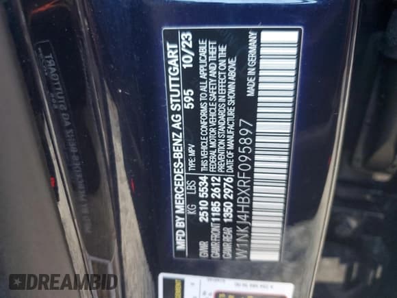 ✅ 2024 Mercedes-Benz GLC 300 • VIN: W1NKJ4HBXRF095897 • Лот: 85502865. Опубликован ранее на Copart с пробегом 27 567 миль. Бесплатный доступ к архиву аукционных продаж из США и подробный отчёт об истории автомобиля на DreamBid. Изображение 14.