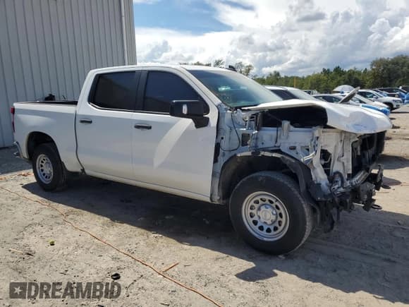 ✅ 2021 Chevrolet Silverado 1500 Work Truck • VIN: 3GCPWAEFXMG100124 • Lot: 81391525. Listed on Copart with 117,106 mi. Free auction sales archive from the USA and detailed vehicle history report at DreamBid. Image 4.