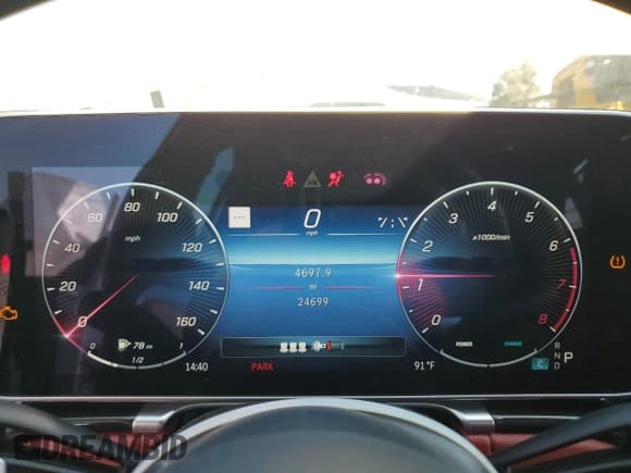 ✅ 2023 Mercedes-Benz S 580 • VIN: W1K6G7GB2PA207814 • Lot: 81423975. Listed on Copart with 24,699 mi. Free auction sales archive from the USA and detailed vehicle history report at DreamBid. Image 9.