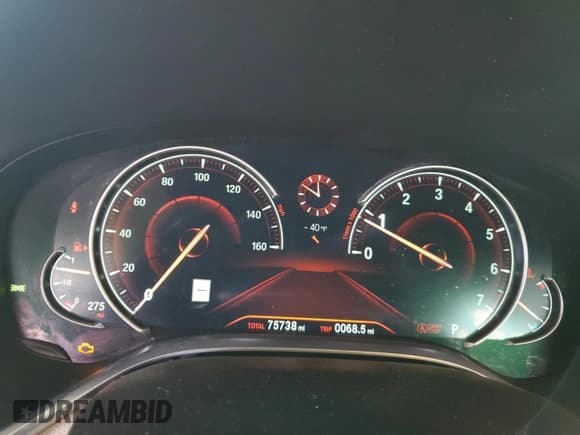 ✅ 2017 BMW 7 Series 750i • VIN: WBA7F0C51HGM21410 • Lot: 80801545. Listed on Copart with 75,738 mi. Free auction sales archive from the USA and detailed vehicle history report at DreamBid. Image 9.