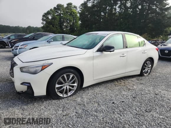 ✅ 2023 Infiniti Q50 Red Sport 400 • VIN: JN1FV7DP7PM570319 • Lot: 62408845. Listed on Copart with 49,077 mi. Free auction sales archive from the USA and detailed vehicle history report at DreamBid. Image 1.