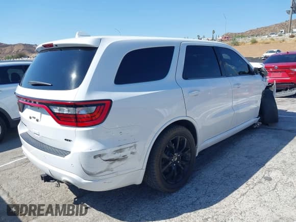 ✅ 2020 Dodge Durango GT • VIN: 1C4RDHDG6LC405820 • Lot: 43232550. Listed on IAAI with 142,209 mi. Free auction sales archive from the USA and detailed vehicle history report at DreamBid. Image 4.