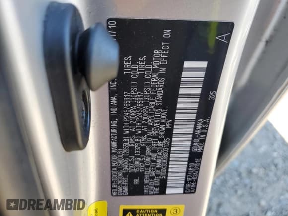 ✅ 2011 Toyota Highlander • VIN: 5TDZK3EH3BS031325 • Лот: 92128745. Опубликован ранее на Copart с пробегом 172 503 миль. Бесплатный доступ к архиву аукционных продаж из США и подробный отчёт об истории автомобиля на DreamBid. Изображение 13.