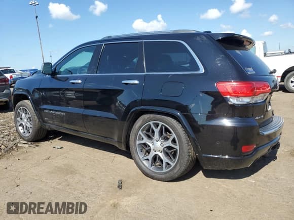 ✅ 2019 Jeep Grand Cherokee Overland • VIN: 1C4RJFCG5KC623857 • Lot: 70816035. Listed on Copart with 54,745 mi. Free auction sales archive from the USA and detailed vehicle history report at DreamBid. Image 2.