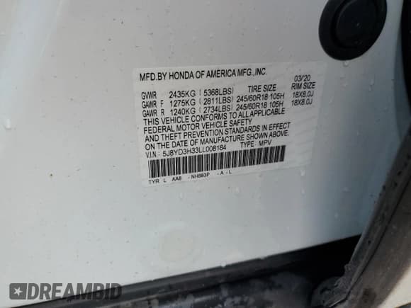 ✅ 2020 Acura MDX • VIN: 5J8YD3H33LL008184 • Lot: 70394755. Wystawiony na Copart z przebiegiem Nie podano. Bezpłatny archiwum sprzedaży aukcyjnych z USA i szczegółowy raport historii pojazdu na DreamBid. Zdjęcie 13.