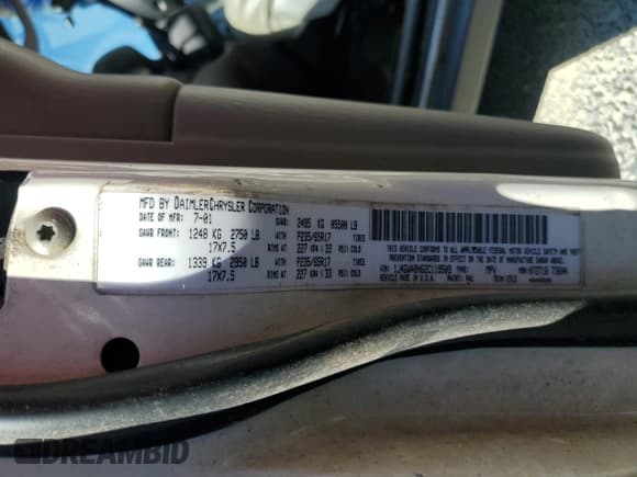 ✅ 2002 Jeep Grand Cherokee Laredo • VIN: 1J4GW48N62C119509 • Lot: 50392685. Listed on Copart with 194,894 mi. Free auction sales archive from the USA and detailed vehicle history report at DreamBid. Image 13.