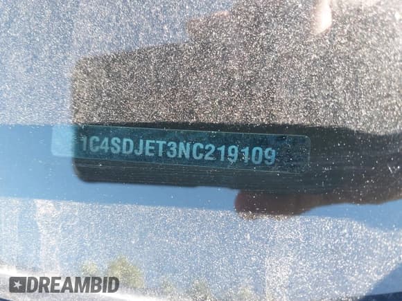 ✅ 2022 Dodge Durango Citadel • VIN: 1C4SDJET3NC219109 • Lot: 42543720. Listed on IAAI with 49,680 mi. Free auction sales archive from the USA and detailed vehicle history report at DreamBid. Image 9.