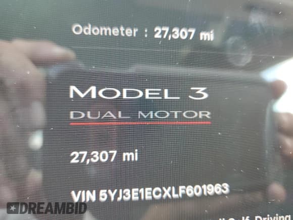 ✅ 2020 Tesla Model 3 Performance • VIN: 5YJ3E1ECXLF601963 • Лот: 86842905. Опубликован ранее на Copart с пробегом 27 307 миль. Бесплатный доступ к архиву аукционных продаж из США и подробный отчёт об истории автомобиля на DreamBid. Изображение 9.