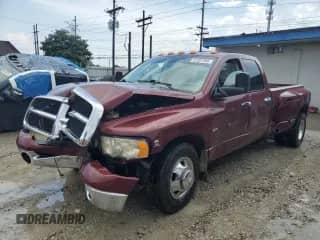 2003 Dodge 3500 ST z VIN 3D7MA48CX3G736227, wystawiony jako Copart lot #62507585 z przebiegiem 231 493 mil mil oraz Nie do naprawy • Non repairable. Historia ofert i sprzedaży dostępna na DreamBid. Obrazek 1.