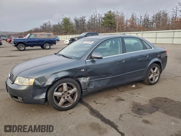 ✅ 2004 Audi A4 3.0L • VIN: WAULT68E34A195256 • Lot: 93261035. Listed on Copart with Not provided. Free auction sales archive from the USA and detailed vehicle history report at DreamBid. Image 1.