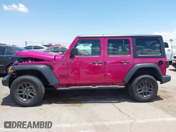 ✅ 2024 Jeep Wrangler Sport S • VIN: 1C4PJXDN1RW363914 • Lot: 42674626. Listed on IAAI with 10,893 mi. Free auction sales archive from the USA and detailed vehicle history report at DreamBid. Image 14.