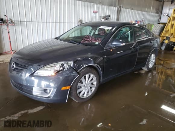 ✅ 2012 Mazda 6 i Touring Plus • VIN: 1YVHZ8EH2C5M32001 • Lot: 41699485. Listed on Copart with 137,409 mi. Free auction sales archive from the USA and detailed vehicle history report at DreamBid. Image 1.