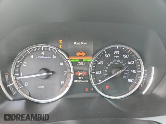 ✅ 2020 Acura TLX • VIN: 19UUB1F34LA004023 • Lot: 85752815. Listed on Copart with 43,955 mi. Free auction sales archive from the USA and detailed vehicle history report at DreamBid. Image 9.