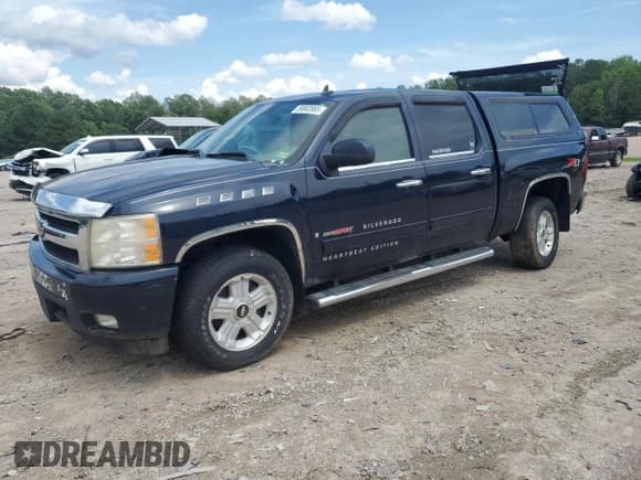 ✅ 2007 Chevrolet Silverado 1500 LTZ • VIN: 2GCEK13Y071651554 • Lot: 59882885. Listed on Copart with 219,478 mi. Free auction sales archive from the USA and detailed vehicle history report at DreamBid. Image 1.