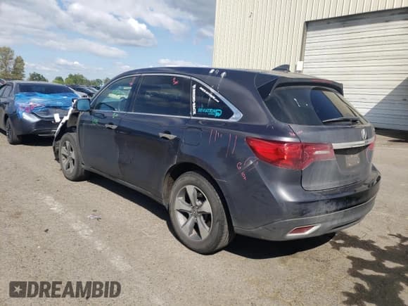 ✅ 2016 Acura MDX • VIN: 5FRYD4H2XGB055280 • Лот: 55487425. Опубликован ранее на Copart с пробегом 142 625 миль. Бесплатный доступ к архиву аукционных продаж из США и подробный отчёт об истории автомобиля на DreamBid. Изображение 2.