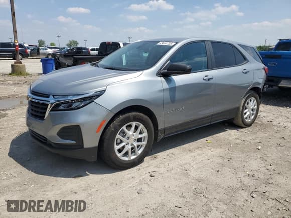 ✅ 2023 Chevrolet Equinox LS • VIN: 3GNAXHEG7PL152415 • Lot: 63494725. Wystawiony na Copart z przebiegiem 46 608 mil. Bezpłatny archiwum sprzedaży aukcyjnych z USA i szczegółowy raport historii pojazdu na DreamBid. Zdjęcie 1.