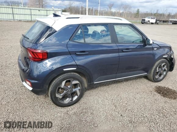 ✅ 2021 Hyundai Venue SEL • VIN: KMHRC8A35MU105794 • Lot: 52933665. Listed on Copart with 50,009 mi. Free auction sales archive from the USA and detailed vehicle history report at DreamBid. Image 3.