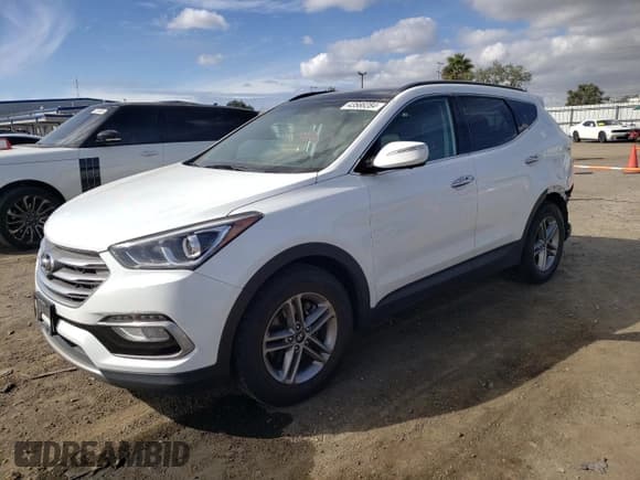 ✅ 2017 Hyundai Santa Fe 2.4L • VIN: 5NMZU3LB1HH038195 • Лот: 42527114. Опубликован ранее на Copart с пробегом 62 020 миль. Бесплатный доступ к архиву аукционных продаж из США и подробный отчёт об истории автомобиля на DreamBid. Изображение 1.