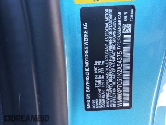 ✅ 2019 MINI Hardtop Cooper S • VIN: WMWXP7C51K2A54375 • Lot: 72500142. Wystawiony na Copart z przebiegiem 27 112 mil. Bezpłatny archiwum sprzedaży aukcyjnych z USA i szczegółowy raport historii pojazdu na DreamBid. Zdjęcie 14.