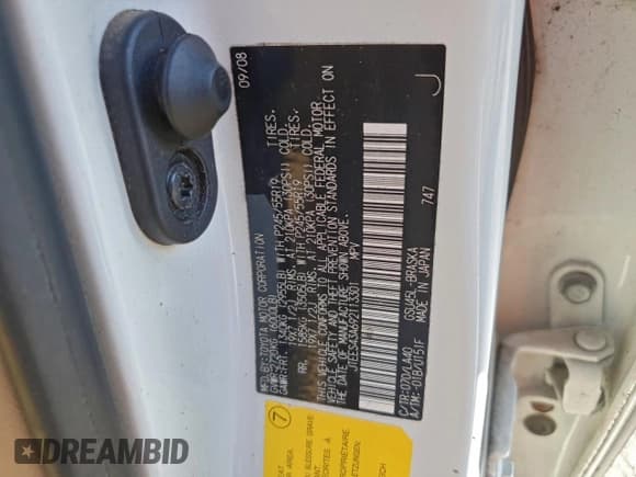 ✅ 2009 Toyota Highlander Sport • VIN: JTEES43A692113301 • Lot: 96940075. Listed on Copart with 193,453 mi. Free auction sales archive from the USA and detailed vehicle history report at DreamBid. Image 13.