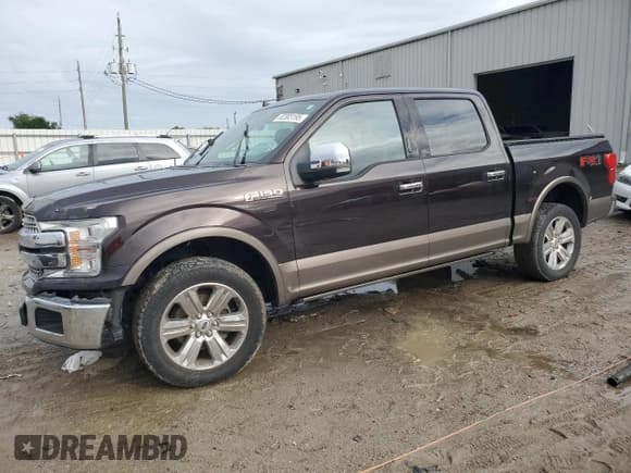 ✅ 2019 Ford F-150 Lariat • VIN: 1FTEW1E46KFB12436 • Lot: 82303195. Listed on Copart with 49,890 mi. Free auction sales archive from the USA and detailed vehicle history report at DreamBid. Image 1.