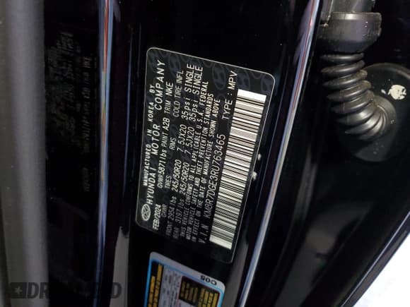 ✅ 2024 Hyundai Palisade Calligraphy • VIN: KM8R7DGE3RU763465 • Лот: 79421784. Опубликован ранее на Copart с пробегом 260 миль. Бесплатный доступ к архиву аукционных продаж из США и подробный отчёт об истории автомобиля на DreamBid. Изображение 13.