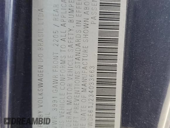 ✅ 2003 Volkswagen Golf GTI • VIN: 9BWDE61J234033663 • Lot: 78353444. Listed on Copart with 165,462 mi. Free auction sales archive from the USA and detailed vehicle history report at DreamBid. Image 12.