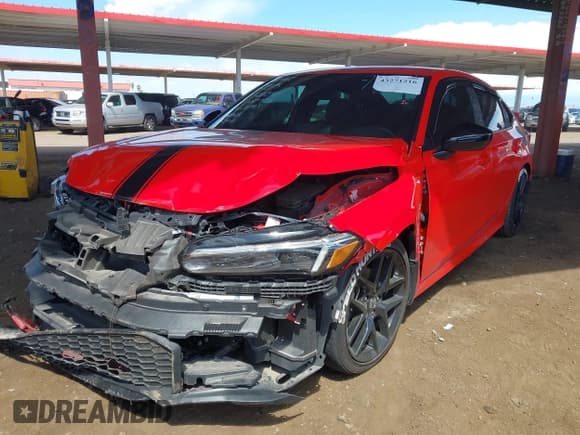 ✅ 2025 Honda Civic Sport • VIN: 2HGFE2F54SH506392 • Lot: 43271216. Listed on IAAI with 24,240 mi. Free auction sales archive from the USA and detailed vehicle history report at DreamBid. Image 18.