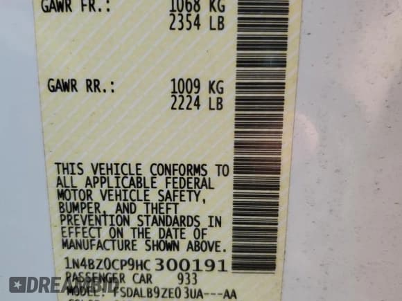 ✅ 2017 Nissan LEAF S • VIN: 1N4BZ0CP9HC300191 • Lot: 71426385. Wystawiony na Copart z przebiegiem 39 154 mil. Bezpłatny archiwum sprzedaży aukcyjnych z USA i szczegółowy raport historii pojazdu na DreamBid. Zdjęcie 12.