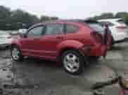 2007 Dodge Caliber SXT with VIN 1B3HB48B97D104047, listed as a Copart auction lot 73038774 with 95,782 mi miles and Salvage title. Bid and sale history available at DreamBid. Image 2.