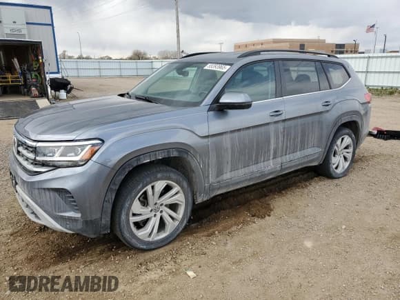 ✅ 2021 Volkswagen Atlas SE • VIN: 1V2HR2CAXMC532304 • Lot: 55393965. Listed on Copart with 46,163 mi. Free auction sales archive from the USA and detailed vehicle history report at DreamBid. Image 1.