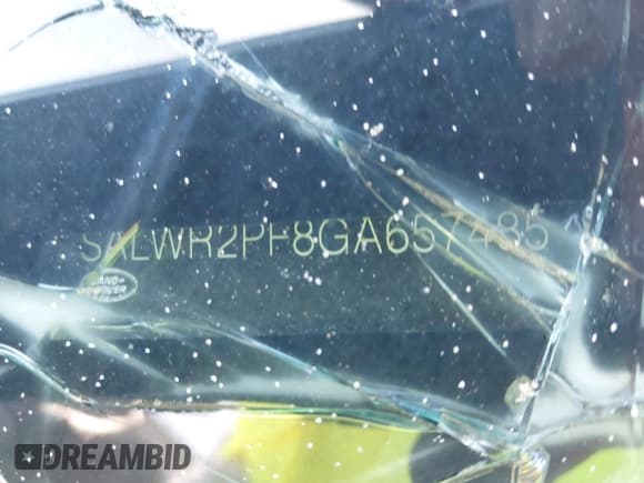 ✅ 2016 Land Rover Range Rover Sport HSE • VIN: SALWR2PF8GA657485 • Lot: 41988643. Listed on IAAI with Not provided. Free auction sales archive from the USA and detailed vehicle history report at DreamBid. Image 9.