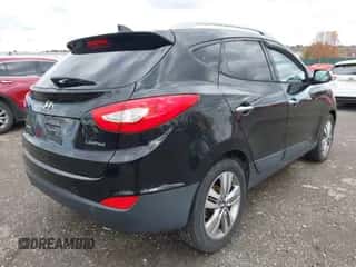 2014 Hyundai Tucson Limited with VIN KM8JU3AG5EU796102, listed as a IAAI auction lot 43592997 with 115,906 mi miles and . Bid and sale history available at DreamBid. Image 4.