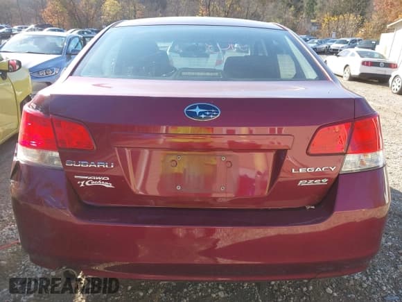 ✅ 2011 Subaru Legacy 2.5i • VIN: 4S3BMBA65B3255790 • Lot: 43615403. Listed on IAAI with 153,925 mi. Free auction sales archive from the USA and detailed vehicle history report at DreamBid. Image 17.