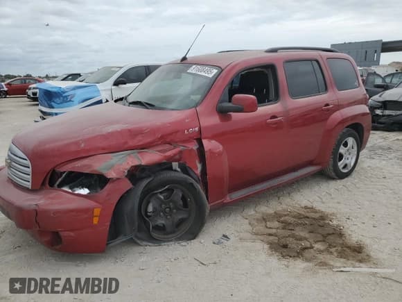 ✅ 2010 Chevrolet HHR 1LT • VIN: 3GNBABDB1AS550192 • Lot: 91608495. Listed on Copart with Not provided. Free auction sales archive from the USA and detailed vehicle history report at DreamBid. Image 1.