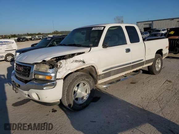 2006 GMC Sierra 1500 Work Truck with VIN 1GTEK19B16E288603, listed as a Copart auction lot 73325264 with 92,005 mi miles and Salvage title. Bid and sale history available at DreamBid. Image 1.